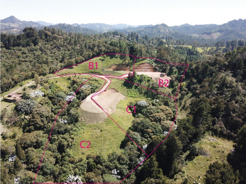 Lote en Venta Via Don Diego Llanogrande, El Retiro