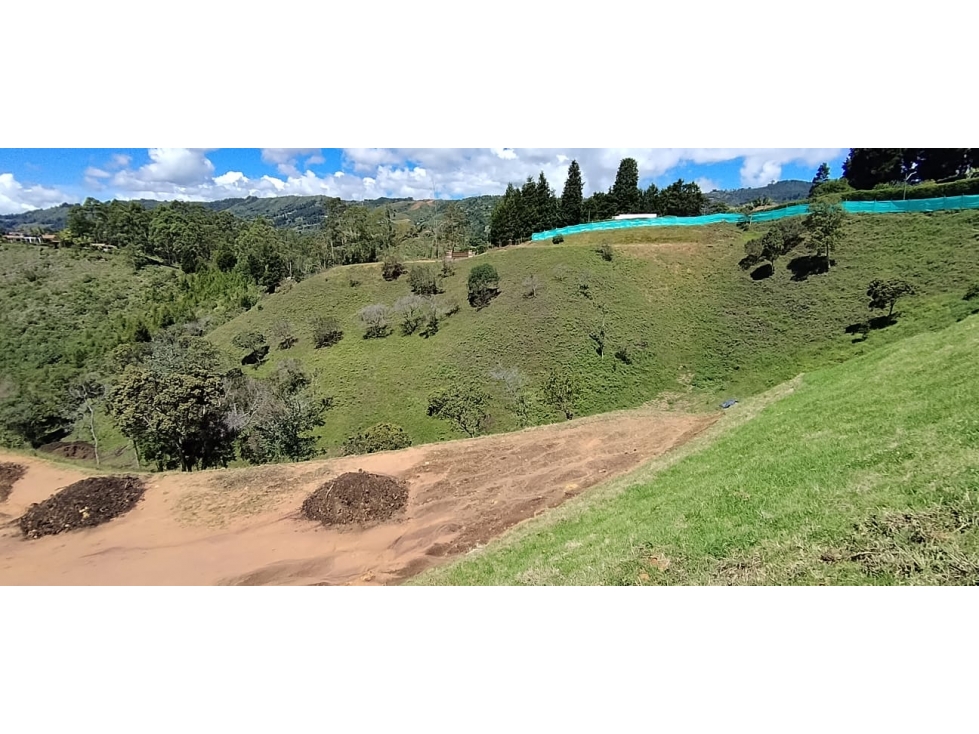 Lote Campestre en venta, Parcelación con Vista Valle de San Nicolás