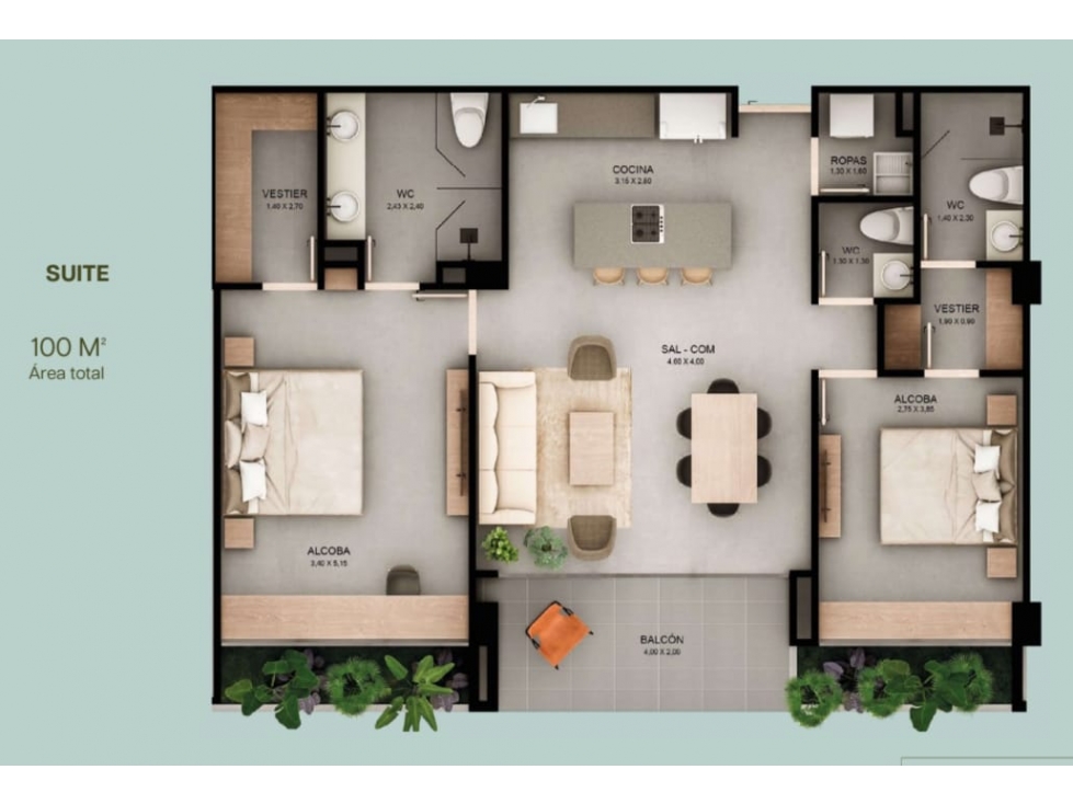 Aparta suite para estrenar con terraza en El Retiro Sector La Fe — foto 4