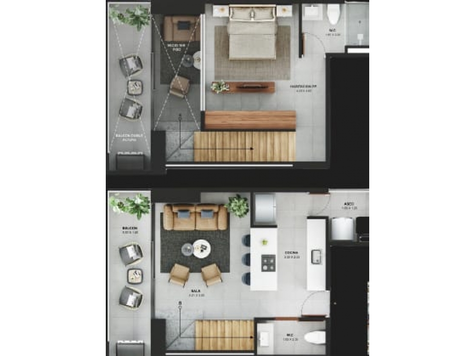 Hermoso Apartamento Dúplex en Venta para Estrenar Sector La Doctora — foto 6