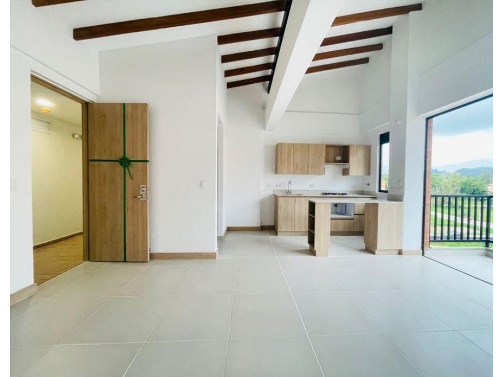 Venta de apartamento nuevo en unidad cerrada en La Ceja