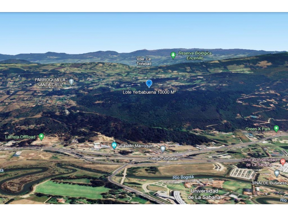 Lote 10.000m² 1 Hectárea Vista Panorámica Yerbabuena Chía — foto 6