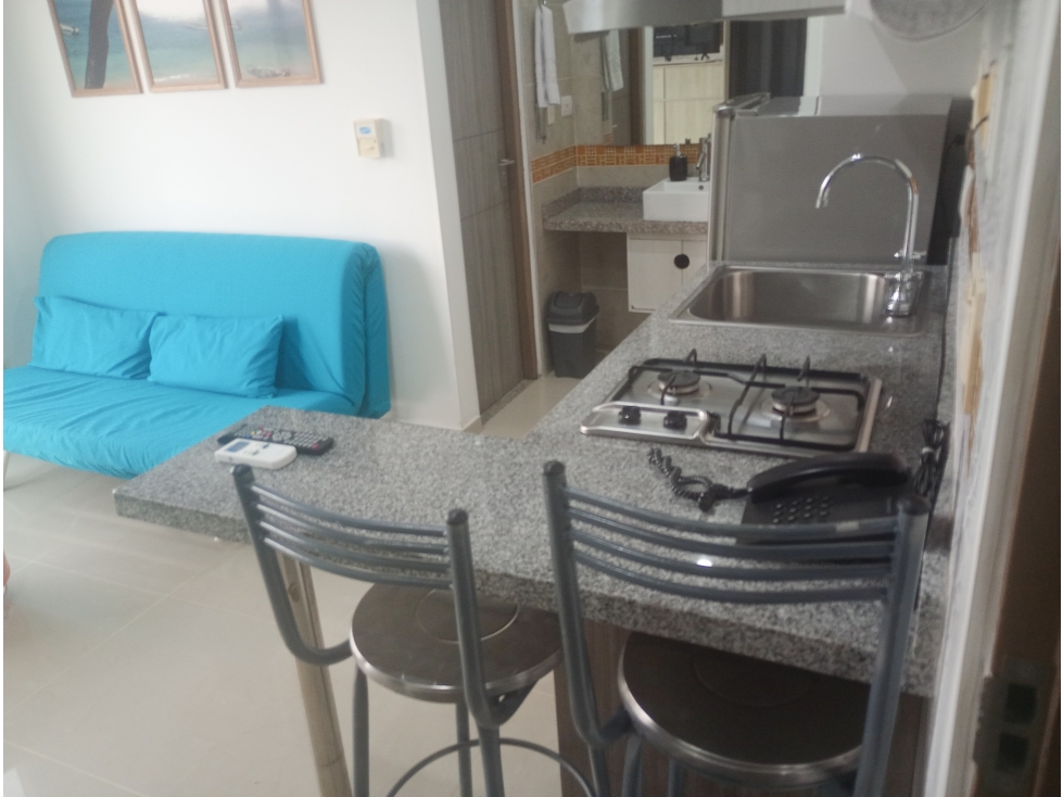 VENTA APTOESTUDIO AMOBLADO TURÍSTICO SALGUERO EN SANTA MARTA — foto 5
