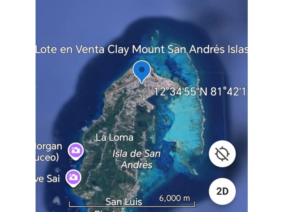 Lote en Venta con Acuífero de Agua Dulce Clay Mount San Andrés Islas - 2
