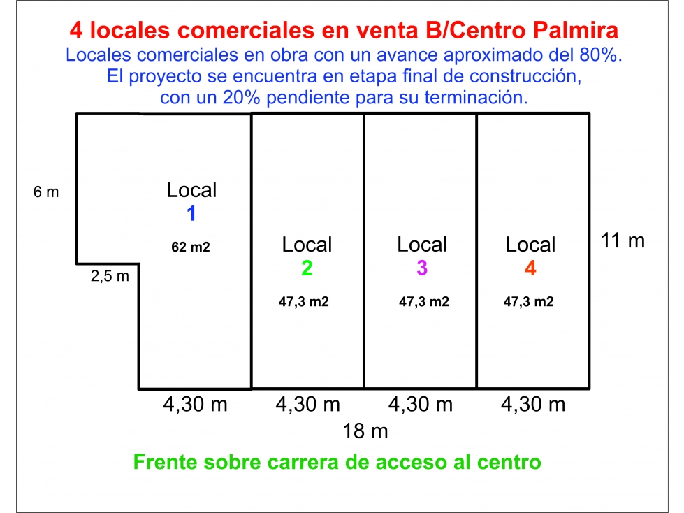 PROPIEDAD COMERCIAL EN VENTA 4 LOCALES COMERCIALES EN EL CENTRO