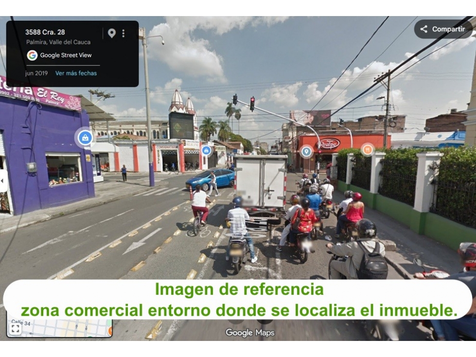 CASA COMERCIAL EN VENTA PALMIRA SOBRE VÍA PRINCIPAL B/SANTARRITA