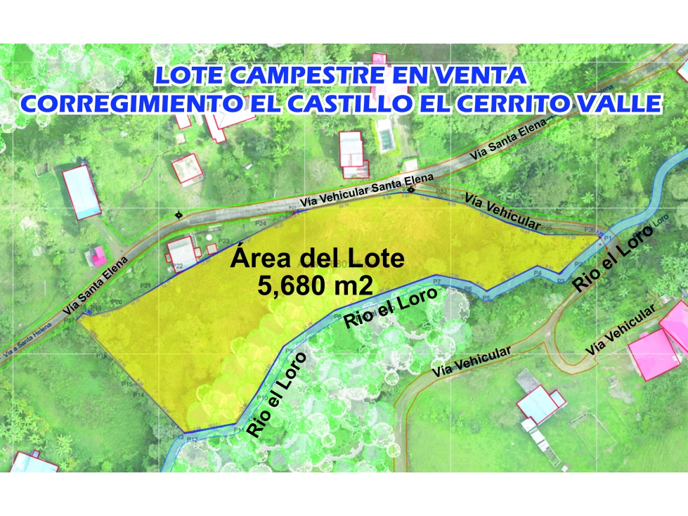 LOTE CAMPESTRE EN VENTA EL CASTLLO CERRITO VALLE DEL CAUCA — foto 2