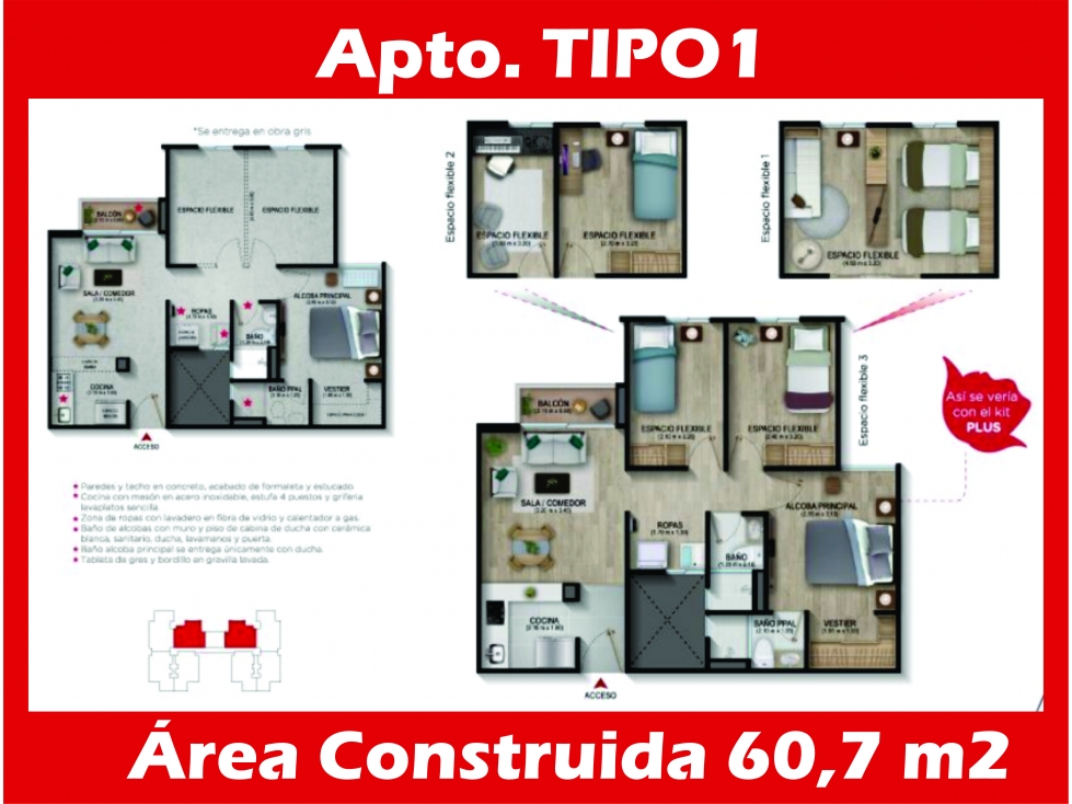 APARTAMENTOS EN VENTA EN CUNDINAMARCA COLOMBIA CIUDAD PRIMAVERA CAJICÁ - 5