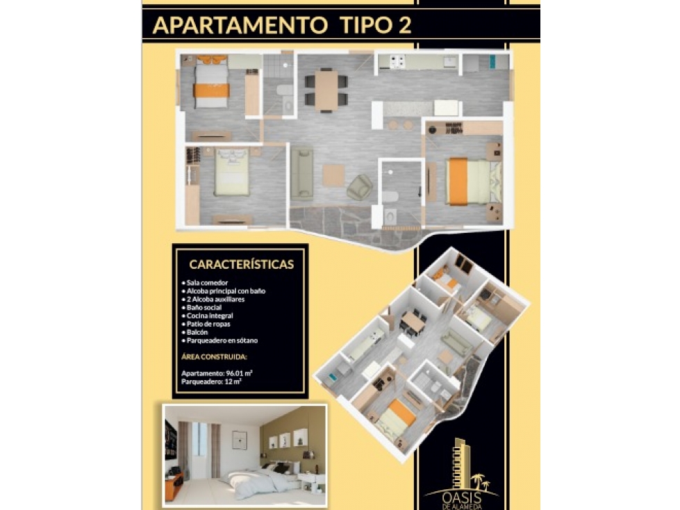 Se vende derecho apartamento al norte de Armenia Quindio. - 1