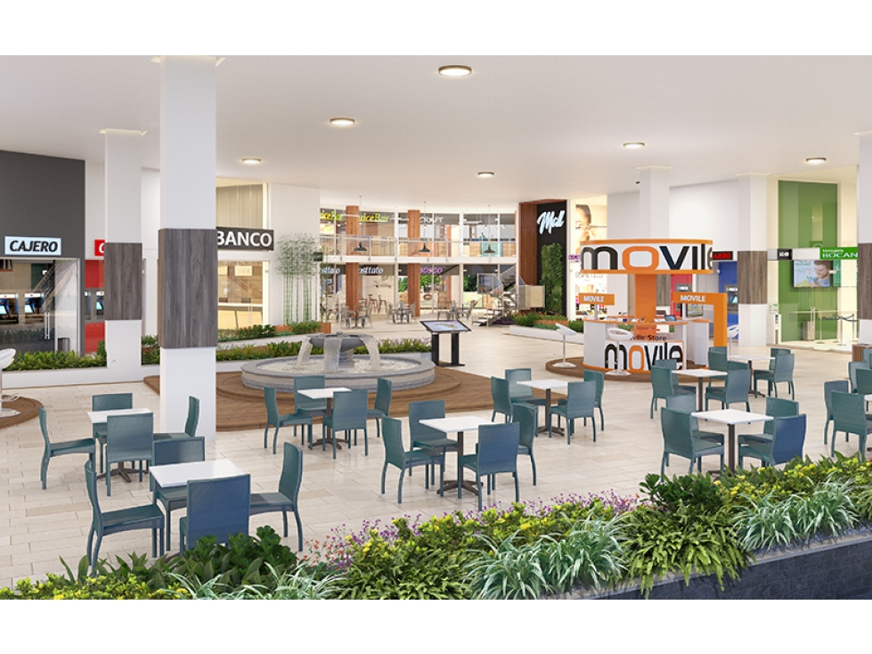 Se vende local sobre planos en mall de comidas, Armenia quindio — foto 2