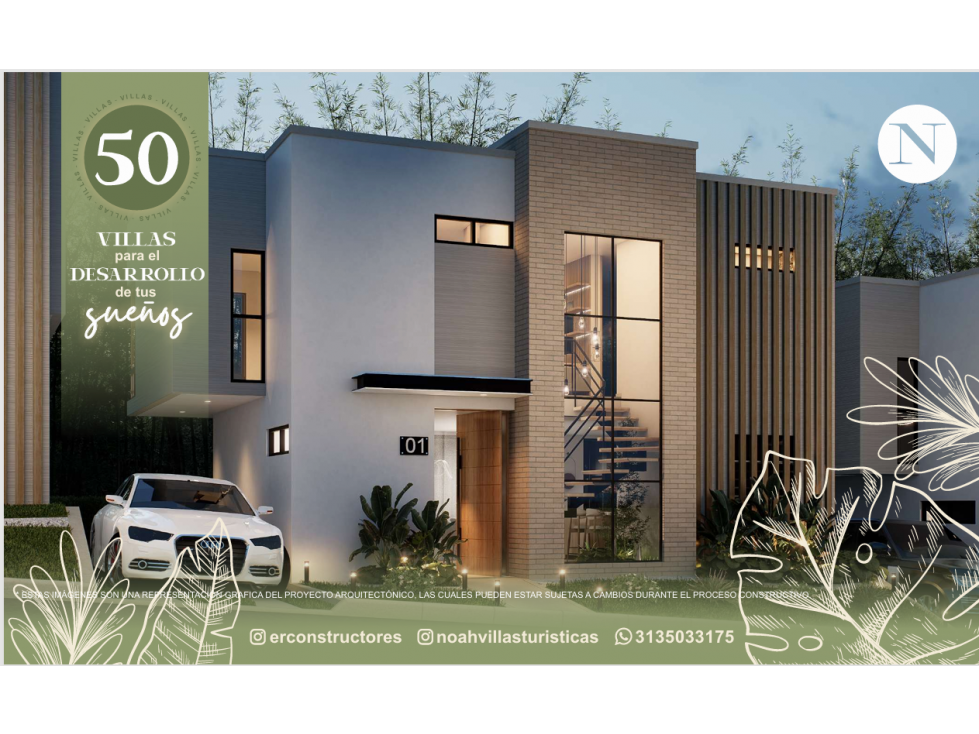 Proyecto Noah Villas turisticas Armenia, Quindio
