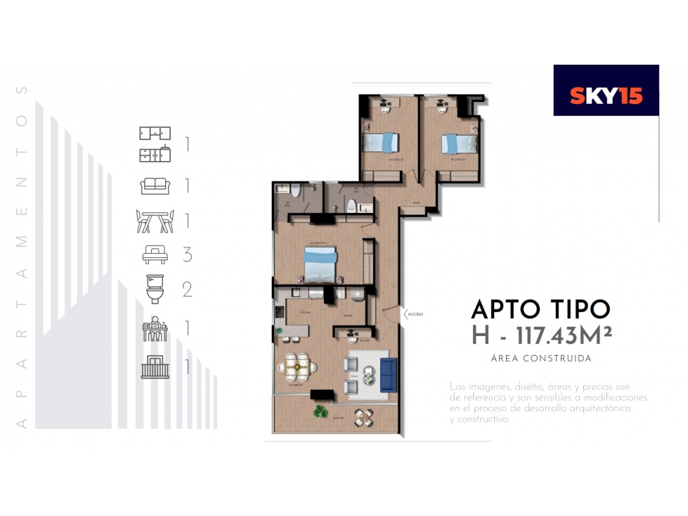 Proyecto Apartamentos Norte sector castellana, Armenia Quindio — foto 4