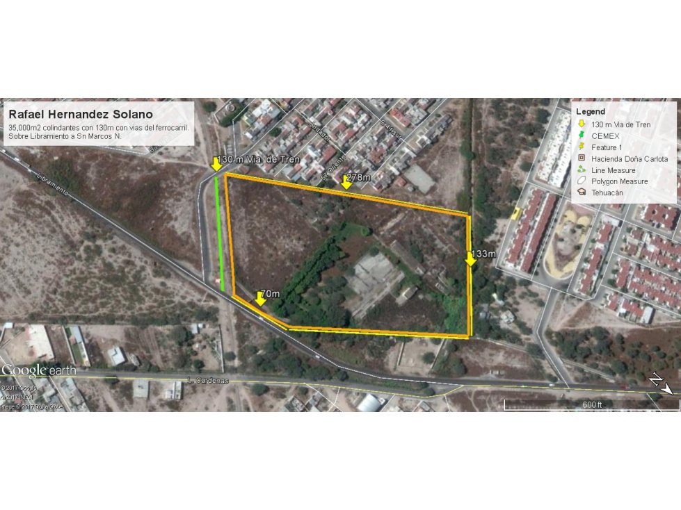 Terreno sobre Libramiento a San Marcos 35000m2 - 3