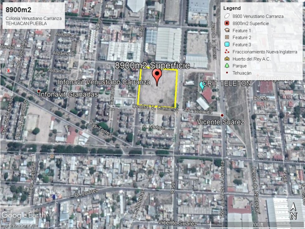 Terreno de 8900 m2 en Colonia Venustiano Carranza - 3