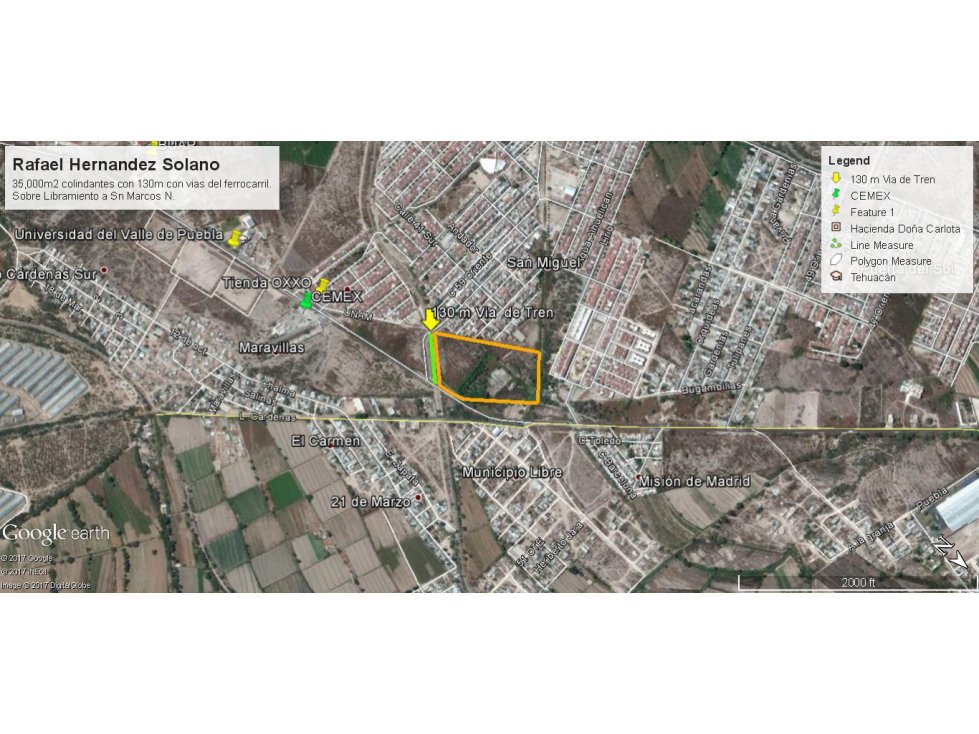 Terreno sobre Libramiento a San Marcos 35000m2 - 5