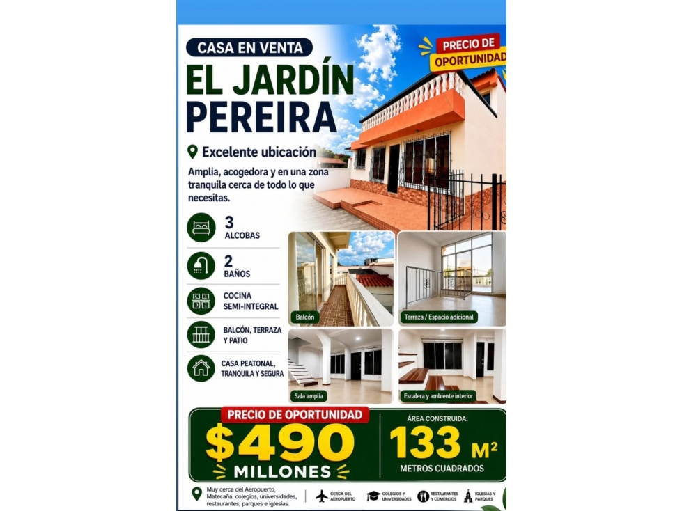 VENTA DE CASA EN BARRIO EL POBLADO