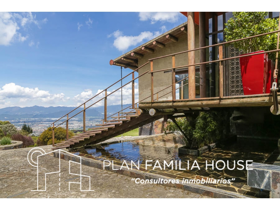 Grandiosa casa Campestre con vista a la sabana de Chía en venta. — foto 2