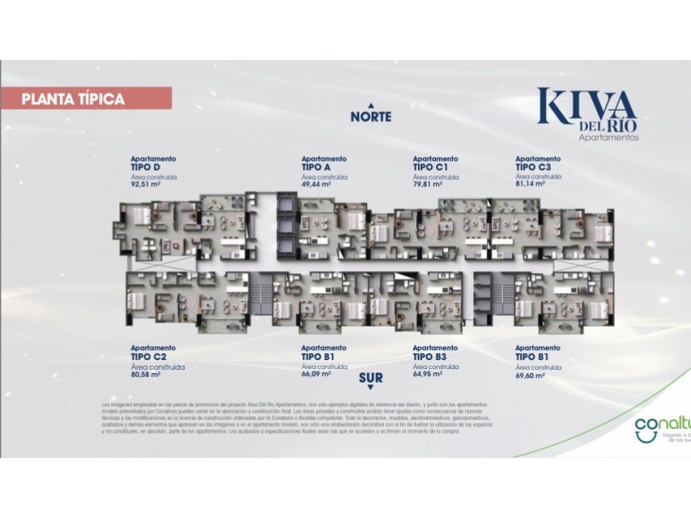 APARTAMENTO EN VENTA - KIVA DEL RÍO - MEDELLIN — foto 4