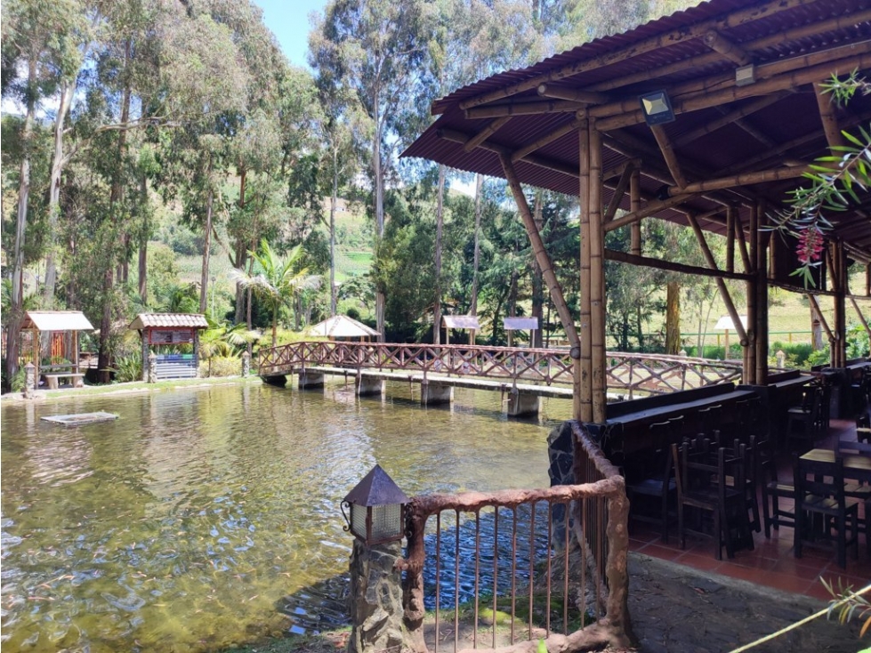 Finca Turística Rentable en Venta, en Sonsón, restaurante, y lago. - 3