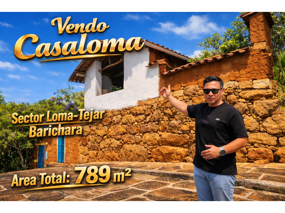 Vendo Casa Barichara Sector la Loma/Tejar Casaloma - 1