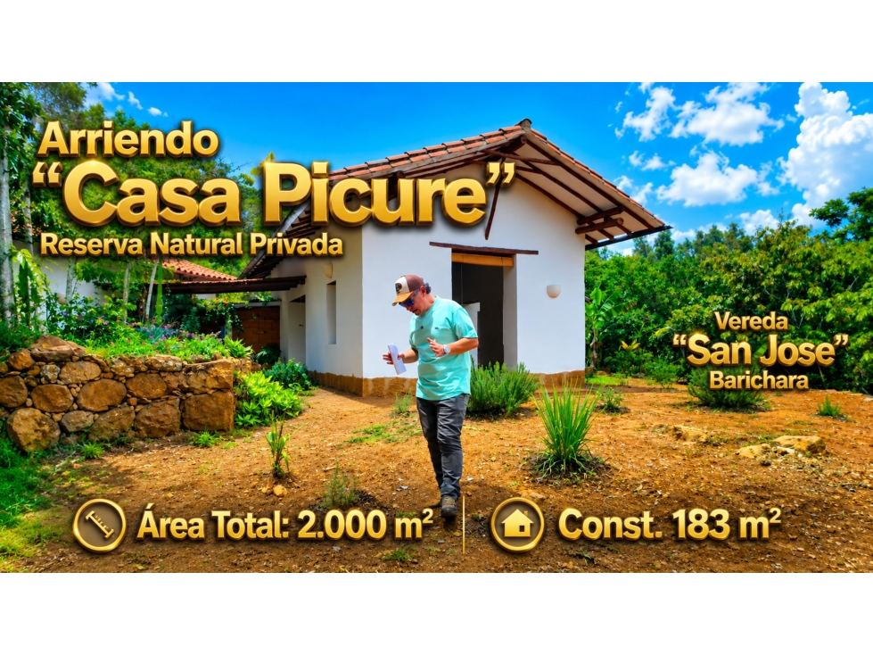 Arriendo Casa Rural Barichara Casa Picure - 1