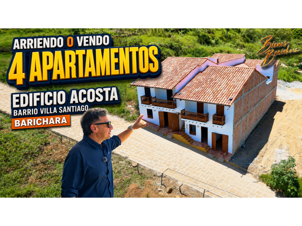Vendo Arriendo 4 Aptos Barichara Sector Villasantiago Edf. Acosta