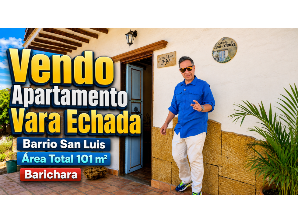 Vendo Apartamento Barichara Sector San Luis Casa Vara Echada