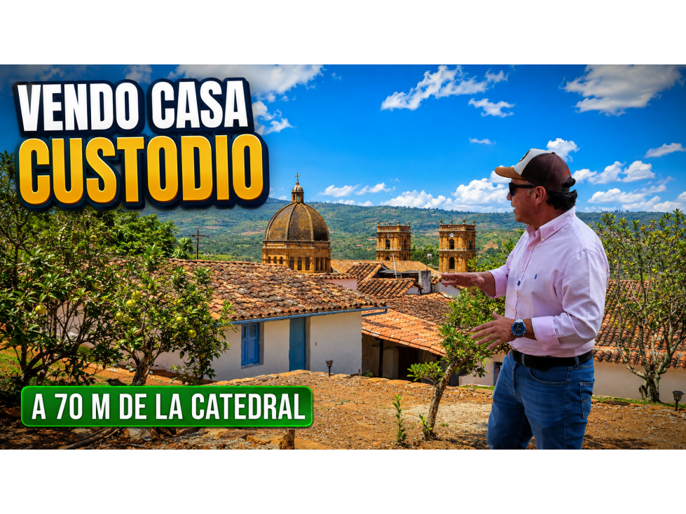 Vendo Casa Colonial Barichara Sector Centro Casa Custodio