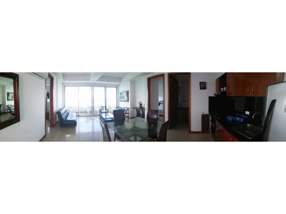 APARTAMENTO EN VENTA DE USO TURISTICO, BOCAGRANDE - CARTAGENA — foto 2