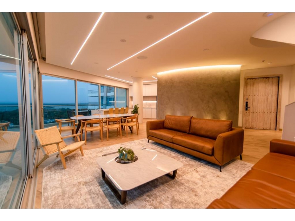PENTHOUSE AMOBLADO EN ARRIENDO, ZONA NORTE - CARTAGENA — foto 4