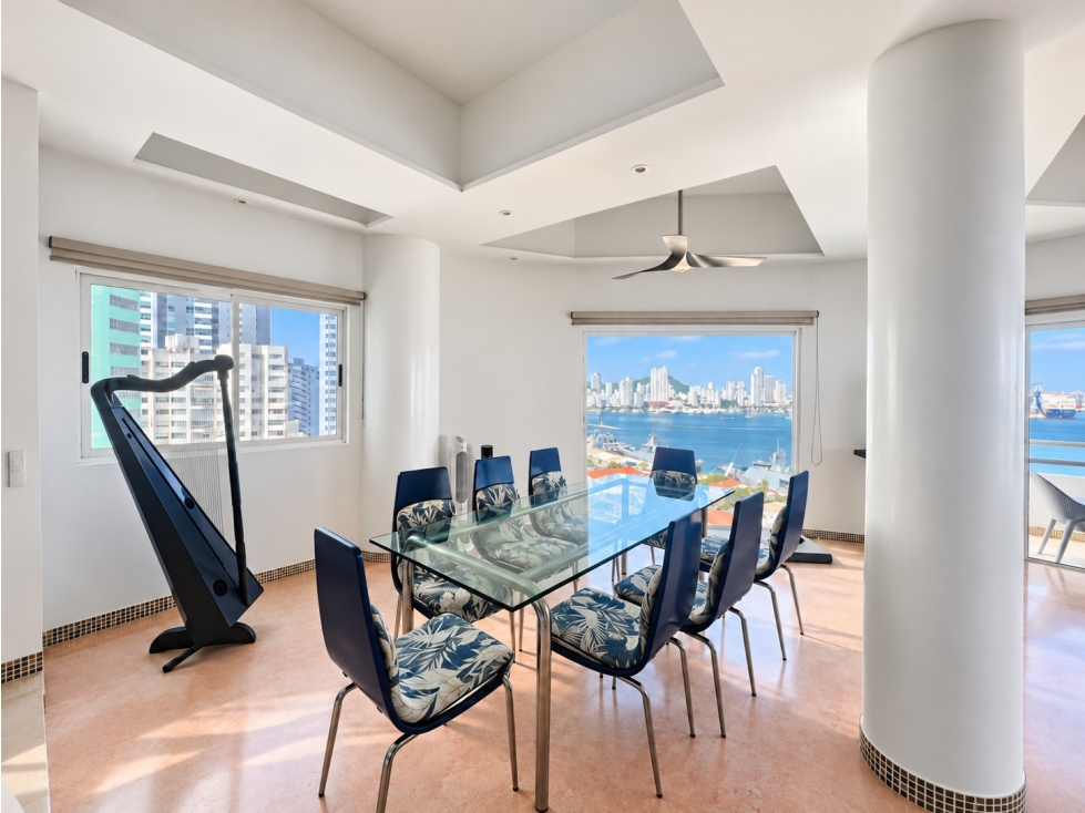 PENTHOUSE DUPLEX EN VENTA BOCAGRANDE - CARTAGENA - 2