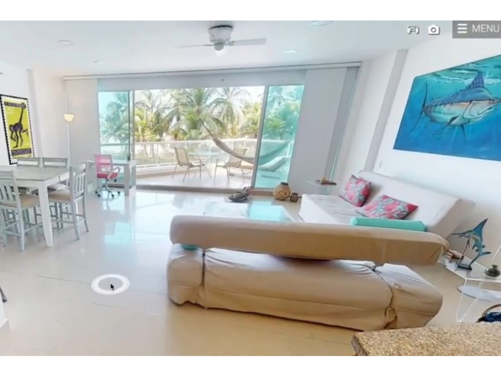 ARRIENDO APARTAMENTO AMOBLADO - LA BOQUILLA -MORROS- CARTAGENA