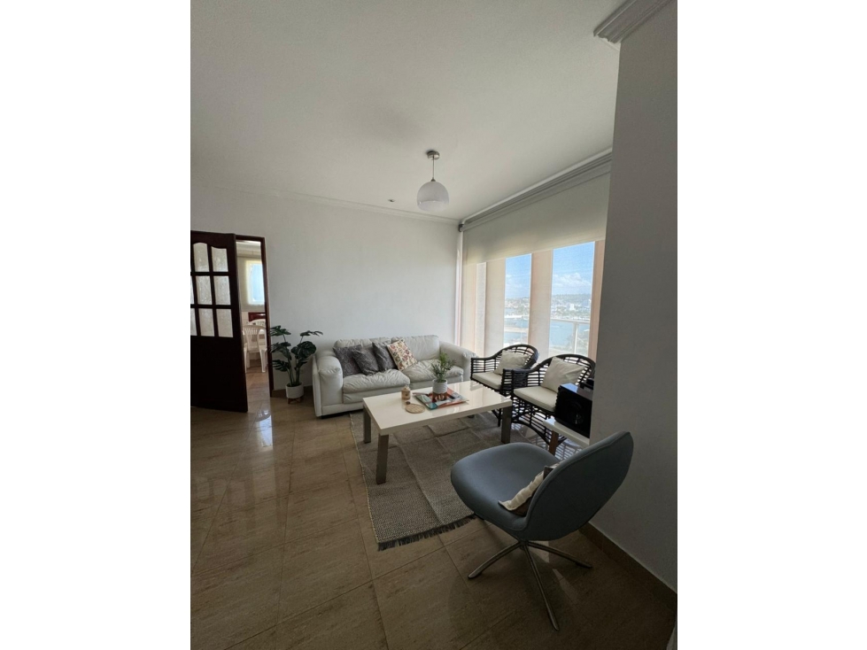 APARTAMENTO AMOBLADO EN ARRIENDO BOCAGRANDE - CARTAGENA