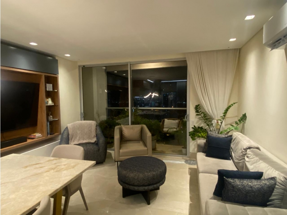 APARTAMENTO PARA ARRIENDO AMOBLADO EN MANGA CARTAGENA — foto 2