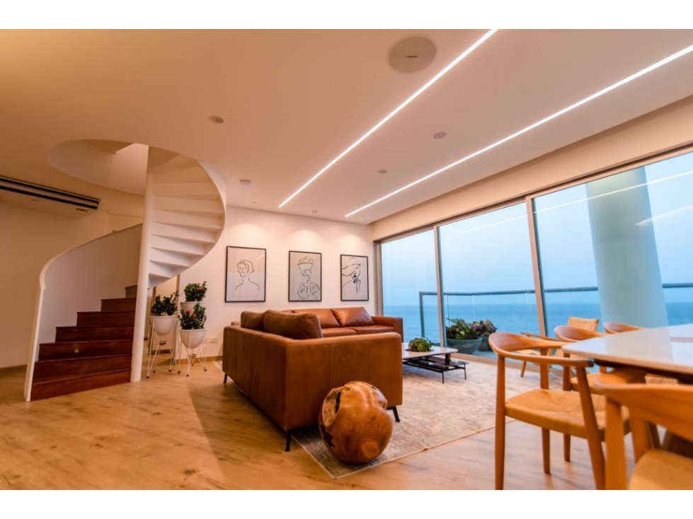 PENTHOUSE AMOBLADO EN ARRIENDO, ZONA NORTE - CARTAGENA — foto 3