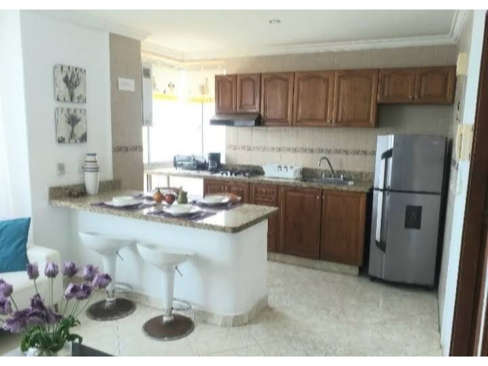 APARTAMENTO AMOBLADO EN VENTA EL LAGUITO - CARTAGENA — foto 3