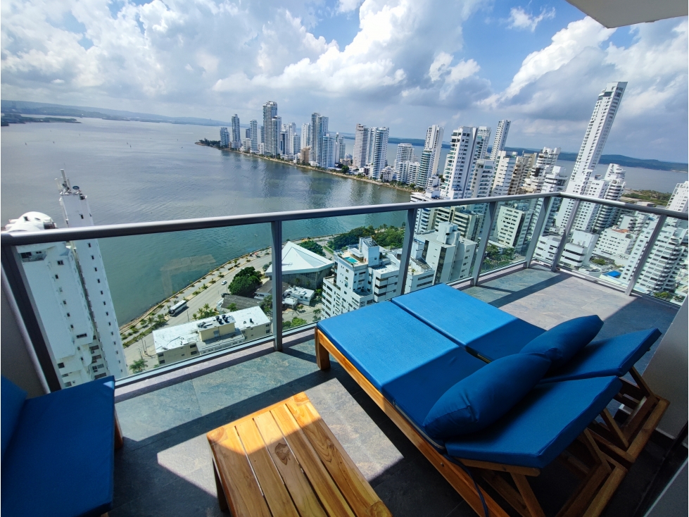APARTAMENTO EN ARRIENDO BOCAGRANDE - CARTAGENA — foto 2