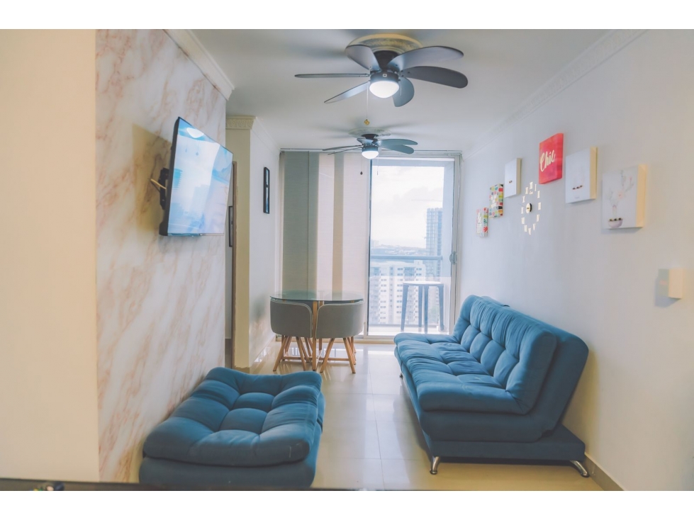 APARTAMENTO AMOBLADO EN ARRIENDO TORICES CARTAGENA — foto 2