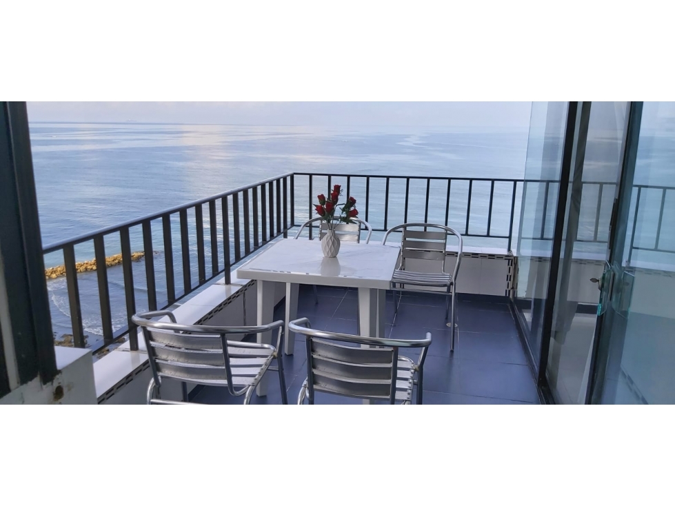 APARTAMENTO AMOBLADO EN ARRIENDO BOCAGRANDE - CARTAGENA