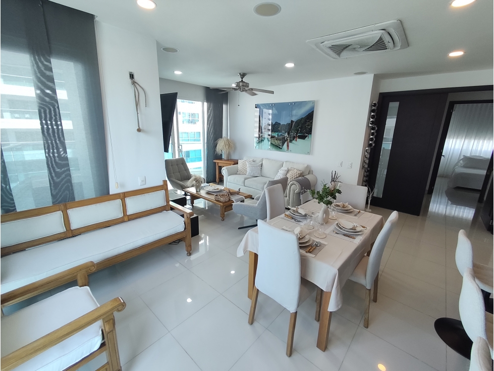 APARTAMENTO AMOBLADO EN ARRIENDO CASTILLOGRANDE - CARTAGENA — foto 5