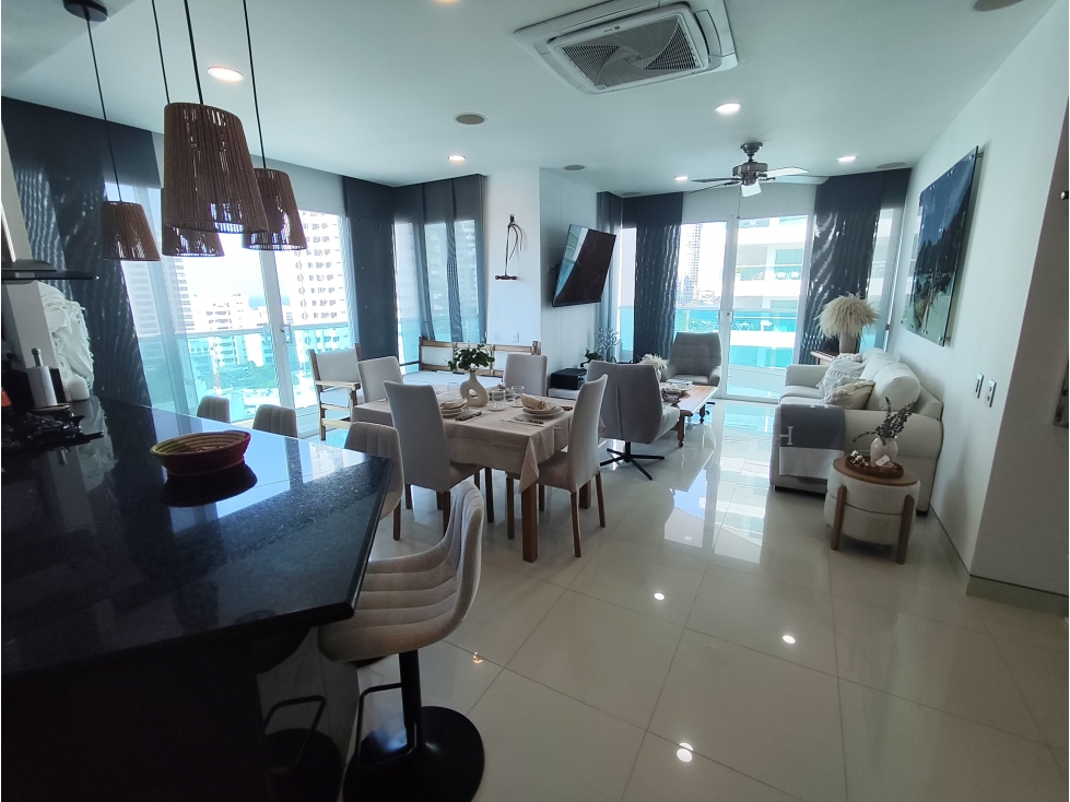 APARTAMENTO AMOBLADO EN ARRIENDO CASTILLOGRANDE - CARTAGENA — foto 6