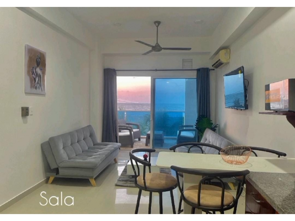 APARTAMENTO AMOBLADO EN VENTA LA BOQUILLA - CARTAGENA