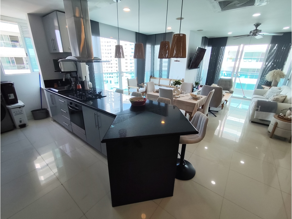 APARTAMENTO AMOBLADO EN ARRIENDO CASTILLOGRANDE - CARTAGENA — foto 3