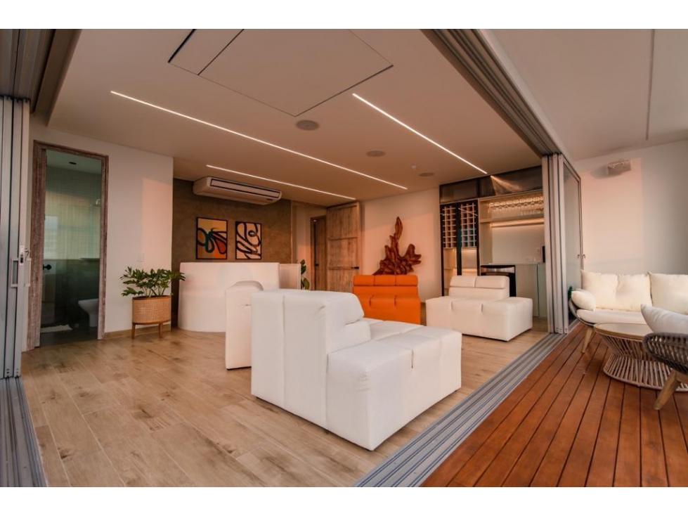 PENTHOUSE AMOBLADO EN ARRIENDO, ZONA NORTE - CARTAGENA — foto 6