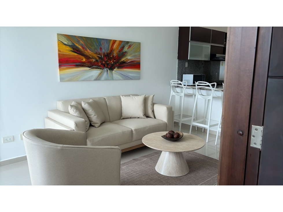 ARRIENDO APARTAMENTO AMOBLADO LA BOQUILLA