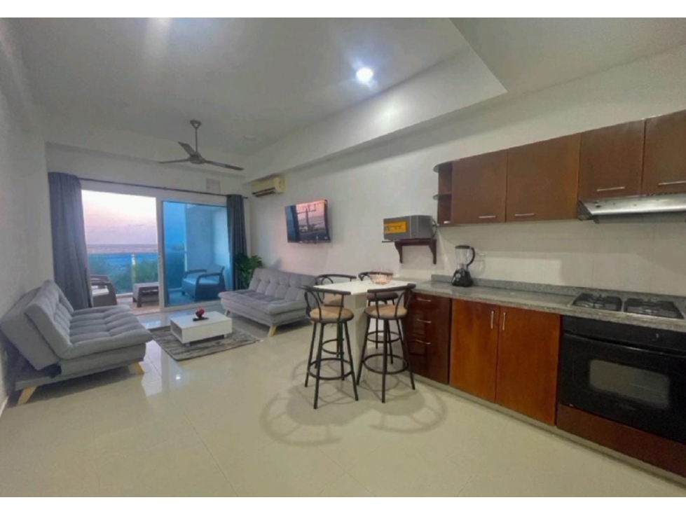 APARTAMENTO AMOBLADO EN VENTA LA BOQUILLA - CARTAGENA — foto 2