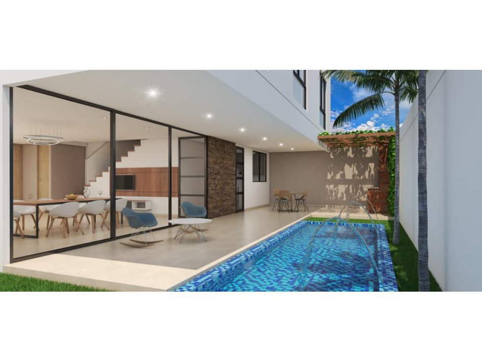 CASA CON O SIN PISCINA EN CONJUNTO CERRADO