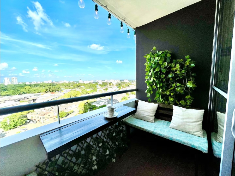 APARTAMENTO AMOBLADO EN ARRIENDO CERCA AL CC ALAMEDAS