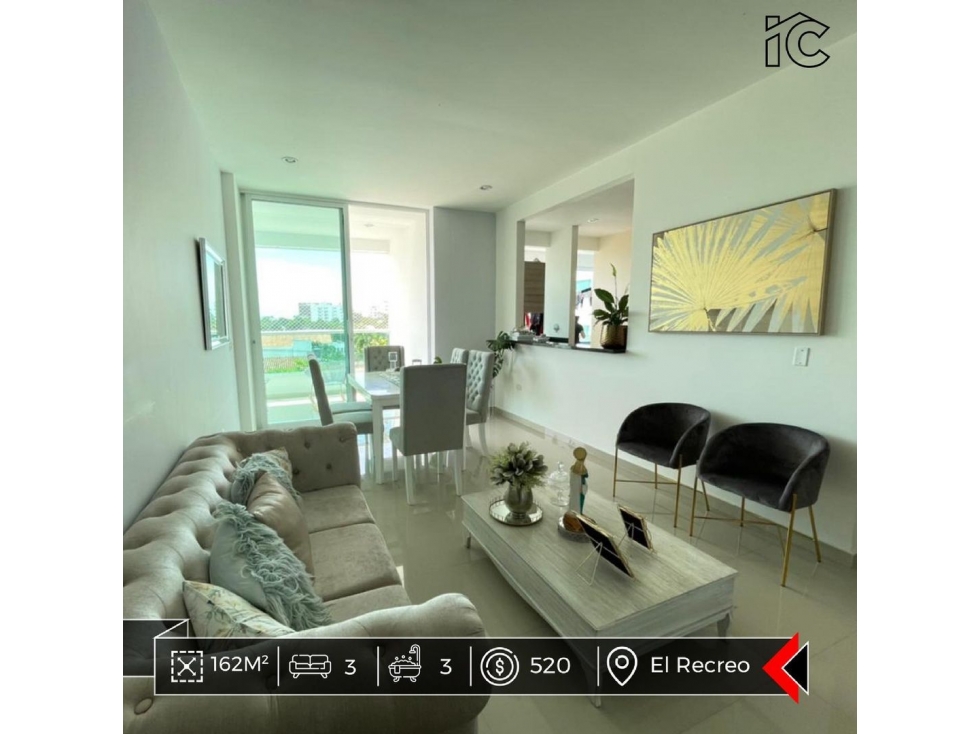 VENDE APARTAMENTO EN EL BARRIO EL RECREO EN MONTERIA CORDOBA - 1