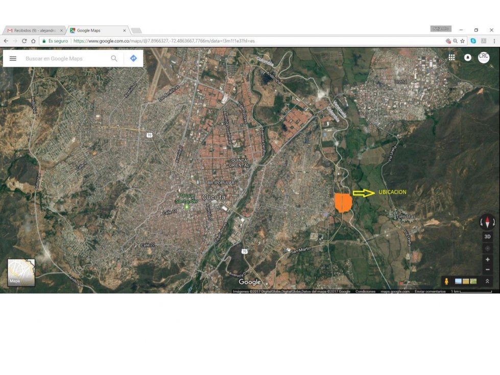 PREDIO EN CUCUTA USO URBANO O INDUSTRIAL
